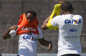 Durante o treino desta manh no CT Joaquim Grava, zona leste da cidade. O prximo jogo ser quarta-feira, dia 25/02 contra o Linense, no estdio Gilbertao., jogo adiado da 2 rodada do Campeonato Paulista de 2015