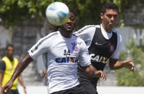 Durante o treino desta manh no CT Joaquim Grava, zona leste da cidade. O prximo jogo ser quarta-feira, dia 25/02 contra o Linense, no estdio Gilbertao., jogo adiado da 2 rodada do Campeonato Paulista de 2015