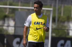 Durante o treino desta manh no CT Joaquim Grava, zona leste da cidade. O prximo jogo ser quarta-feira, dia 25/02 contra o Linense, no estdio Gilbertao., jogo adiado da 2 rodada do Campeonato Paulista de 2015