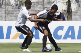 Durante o treino desta manh no CT Joaquim Grava, zona leste da cidade. O prximo jogo ser quarta-feira, dia 25/02 contra o Linense, no estdio Gilbertao., jogo adiado da 2 rodada do Campeonato Paulista de 2015