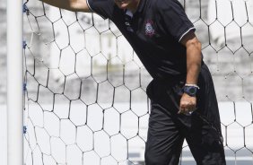 Durante o treino desta manh no CT Joaquim Grava, zona leste da cidade. O prximo jogo ser quarta-feira, dia 25/02 contra o Linense, no estdio Gilbertao., jogo adiado da 2 rodada do Campeonato Paulista de 2015