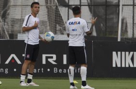 Durante o treino desta tarde no CT Joaquim Grava, zona leste da cidade. O prximo jogo ser amanh, quarta-feira, dia 25/02 contra o Linense, no estdio Gilbertao., jogo adiado da 2 rodada do Campeonato Paulista de 2015