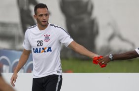 Durante o treino desta tarde no CT Joaquim Grava, zona leste da cidade. O prximo jogo ser amanh, quarta-feira, dia 25/02 contra o Linense, no estdio Gilbertao., jogo adiado da 2 rodada do Campeonato Paulista de 2015