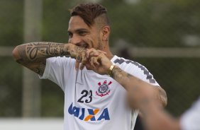 Durante o treino desta tarde no CT Joaquim Grava, zona leste da cidade. O prximo jogo ser amanh, quarta-feira, dia 25/02 contra o Linense, no estdio Gilbertao., jogo adiado da 2 rodada do Campeonato Paulista de 2015