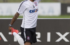 Durante o treino desta tarde no CT Joaquim Grava, zona leste da cidade. O prximo jogo ser amanh, quarta-feira, dia 25/02 contra o Linense, no estdio Gilbertao., jogo adiado da 2 rodada do Campeonato Paulista de 2015