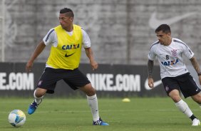 Durante o treino desta tarde no CT Joaquim Grava, zona leste da cidade. O prximo jogo ser amanh, quarta-feira, dia 25/02 contra o Linense, no estdio Gilbertao., jogo adiado da 2 rodada do Campeonato Paulista de 2015