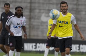 Durante o treino desta tarde no CT Joaquim Grava, zona leste da cidade. O prximo jogo ser amanh, quarta-feira, dia 25/02 contra o Linense, no estdio Gilbertao., jogo adiado da 2 rodada do Campeonato Paulista de 2015