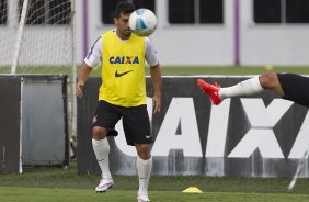 Durante o treino desta tarde no CT Joaquim Grava, zona leste da cidade. O prximo jogo ser amanh, quarta-feira, dia 25/02 contra o Linense, no estdio Gilbertao., jogo adiado da 2 rodada do Campeonato Paulista de 2015