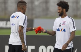 Durante o treino desta tarde no CT Joaquim Grava, zona leste da cidade. O prximo jogo ser amanh, quarta-feira, dia 25/02 contra o Linense, no estdio Gilbertao., jogo adiado da 2 rodada do Campeonato Paulista de 2015