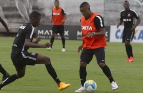 Durante o treino desta tarde no CT Joaquim Grava, zona leste da cidade. O prximo jogo ser domingo, dia 01/03 contra o Mogi Mirim na Arena Corinthians, vlido pela 7 rodada do Campeonato Paulista de 2015