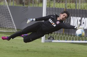 Durante o treino desta tarde no CT Joaquim Grava, zona leste da cidade. O prximo jogo ser domingo, dia 01/03 contra o Mogi Mirim na Arena Corinthians, vlido pela 7 rodada do Campeonato Paulista de 2015