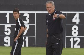 Durante o treino desta tarde no CT Joaquim Grava, zona leste da cidade. O prximo jogo ser domingo, dia 01/03 contra o Mogi Mirim na Arena Corinthians, vlido pela 7 rodada do Campeonato Paulista de 2015
