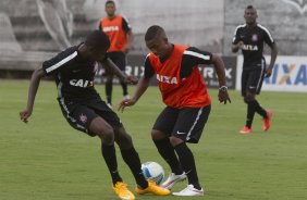 Durante o treino desta tarde no CT Joaquim Grava, zona leste da cidade. O prximo jogo ser domingo, dia 01/03 contra o Mogi Mirim na Arena Corinthians, vlido pela 7 rodada do Campeonato Paulista de 2015