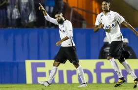 Del'Amore e Luisinho nas quartas de finais da Copinha contra o Flamengo