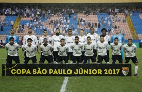 Elenco do Corinthians para o confronto das quartas de finais conta o Flamengo na Copinha 2017