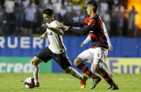 Mantuan em jogada conta o Flamengo pelas quartas de finais da Copinha 2017