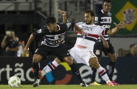 Camacho e Moiss em jogo pela final da Flrida Cup 2017 contra o So Paulo