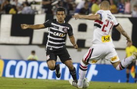 Guilherme em jogada contra o So Paulo pela final da Flrida Cup 2017