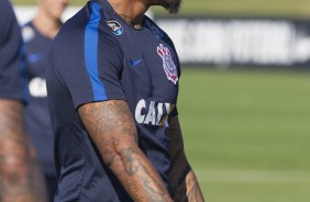Kazim sorrindo durante o treino da tarde da Flórida Cup