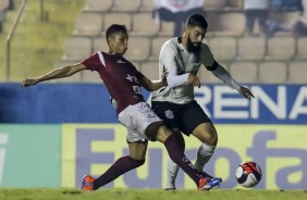 Del'Amore em jogada contra a Juventus pela semifinal da Copinha 2017