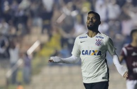 Marquinhos comemora gol pela semifinal da Copa So Paulo de futebol Jr contra a Juventus