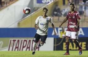 Pedrinho em jogada contra a Juventus pela semifinal da Copinha 2017