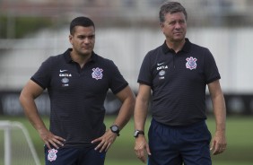Walmir Cruz no primeiro treino do Corinthians no CT Joaquim Grava aps a Flrida Cup 2017