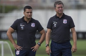 Walmir Cruz no primeiro treino do Corinthians no CT Joaquim Grava após a Flórida Cup 2017