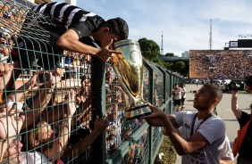 Jogadores comemoram o título da Copa São Paulo de futebol Jr