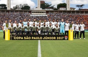 Jogadores comemoram o título da Copa São Paulo de futebol Jr