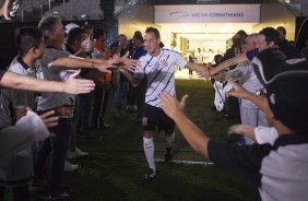 Voltando da Seleo, Rodriguinho tambm se apresentou com o elenco