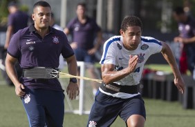 Pablo treinando arranque no treino da tarde