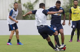 Luidy, Bruno Paulo e Kazim no ltimo treino do Corinthians antes da estreia no Paulista
