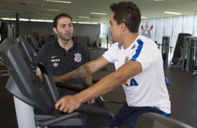 Jadson faz os primeiros treinamentos no seu retorno ao Corinthians em 2017