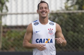 Rodriguinho no treino da tarde no CT Joaquim Grava