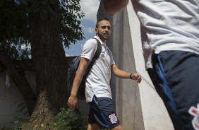 chegando ao estádio José Liberatti para partida contra o Audax