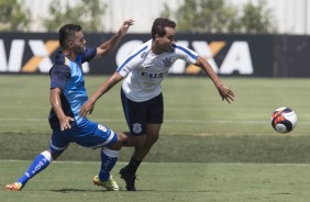 Jadson foi titular no jogo treino contra o gua Santa