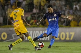 Kazim participou de dois, dos trs gols do Corinthians contra o Mirassol