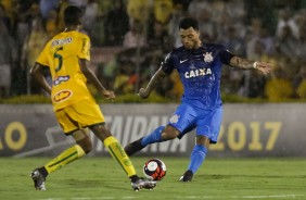 Kazim participou de dois, dos três gols do Corinthians contra o Mirassol