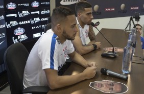 Maycon e Gabriel do entrevista no CT