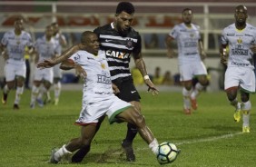 Kazim no jogo contra o Brusque, pela  seguna fase da Copa do Brasil