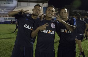 Marciel, Léo Jabá em Arana em treinamento no estádio Augusto Bauer, em Brusque