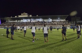 Treinamento antes do duelo contra o Brusque, pela Copa do Brasil