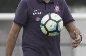 Carille comandou o treino desta manhã no CT