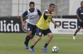 Luidy e Guilherme treinaram normalmente, mas pelo grupo reserva