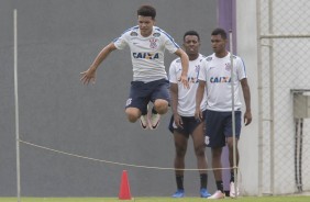 Marquinhos Gabriel durante treinamento no CT Joaquim Grava