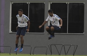 Paulo Roberto e Guilherme em treinamento