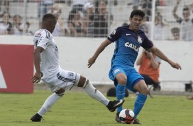 Balbuena durante jogo contra a Ponte Preta, pelo Paulistão no Moisés Lucarelli
