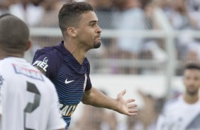 Léo Santos anotou seu primeiro gol contra a Ponte Preta, pelo Paulistão