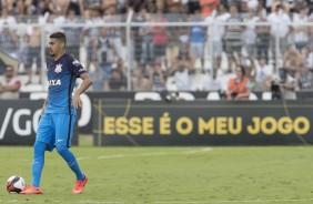 Léo Santos entrou no segundo tempo contra a Ponte Preta, no Moisés Lucarelli